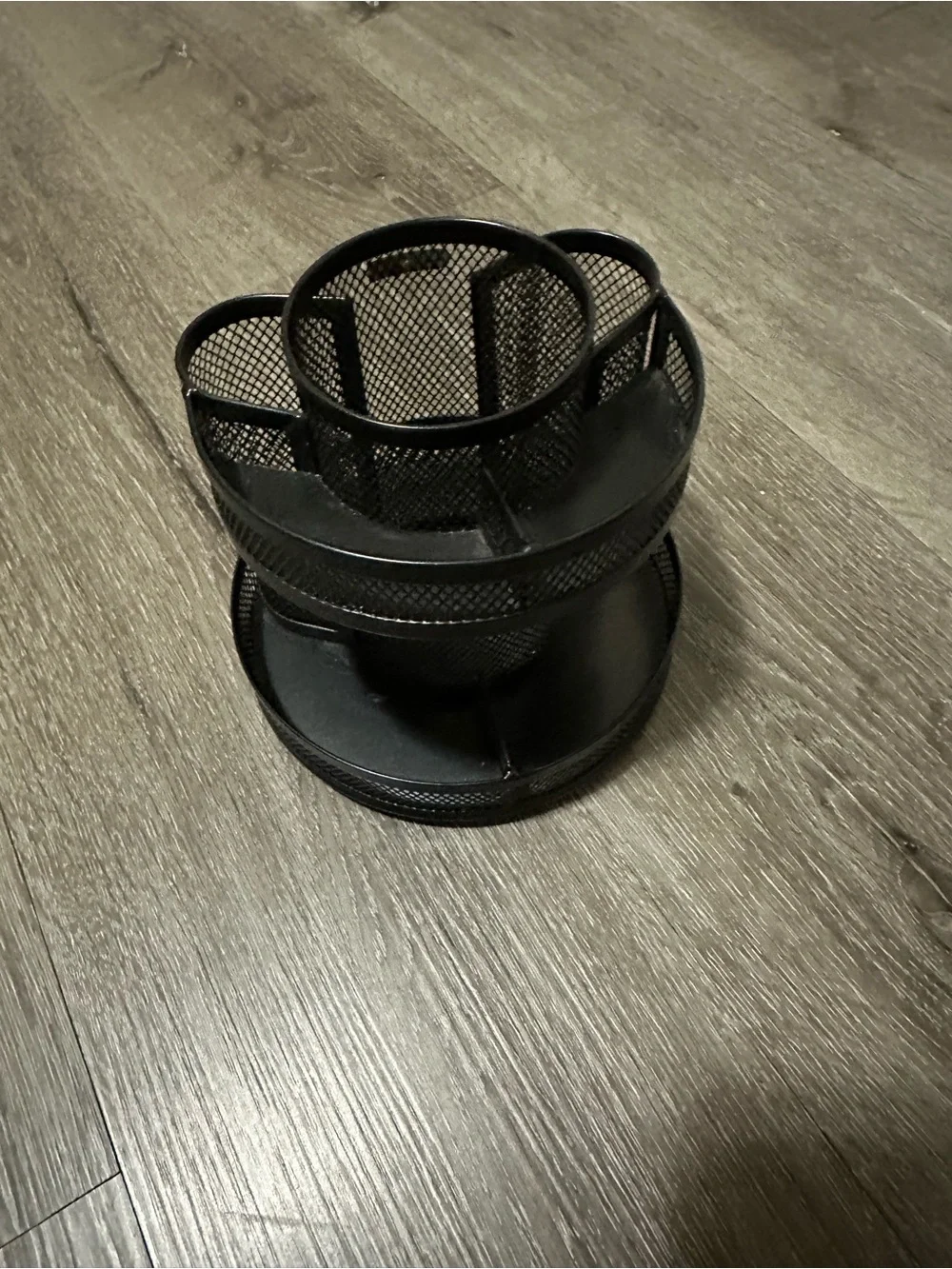 Rolodex Black Mesh Rotating Pencil Cup Organizer